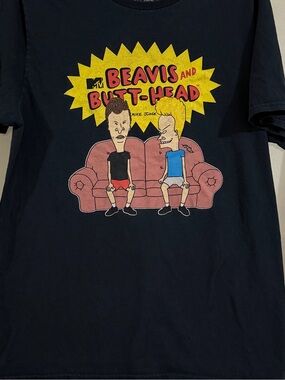 Beavis & Butt-Head Graphic Tee - Black